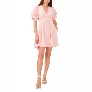 1. State Tiered Bubble Sleeve Dress
